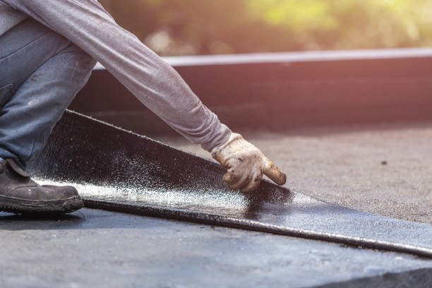 Professional Waterproofing technician working in Wilmington, NC